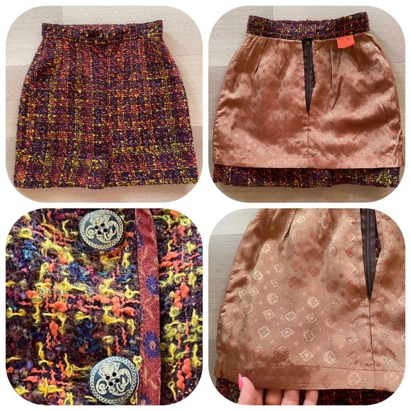 Auc Christian Lacroix Boucle Tweed 2 pisses suit - Picture 14 of 15